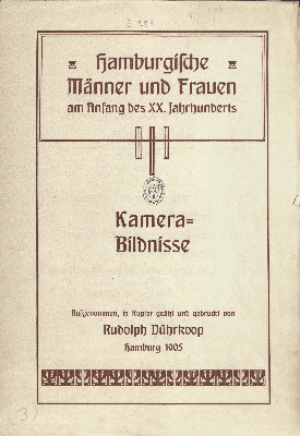 Vorschaubild von Hamburgische Männer und Frauen am Anfang des XX. Jahrhunderts