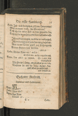 Vorschaubild von [Hadrianus in Sirien ein Singespiel welches auf allergnädigsten Befehl Sr. Königl. Majest. von Preussen auf der Hof-Schaubühne zu Berlin soll aufgeführet werden]