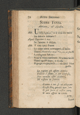 Vorschaubild von [Hadrianus in Sirien ein Singespiel welches auf allergnädigsten Befehl Sr. Königl. Majest. von Preussen auf der Hof-Schaubühne zu Berlin soll aufgeführet werden]