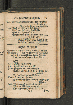 Vorschaubild von [Hadrianus in Sirien ein Singespiel welches auf allergnädigsten Befehl Sr. Königl. Majest. von Preussen auf der Hof-Schaubühne zu Berlin soll aufgeführet werden]