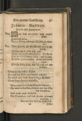 Vorschaubild von [Hadrianus in Sirien ein Singespiel welches auf allergnädigsten Befehl Sr. Königl. Majest. von Preussen auf der Hof-Schaubühne zu Berlin soll aufgeführet werden]