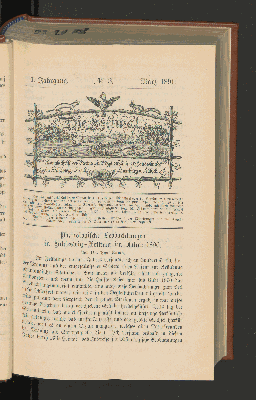 Vorschaubild von 1. Jahrgang. No. 3. März 1891.
