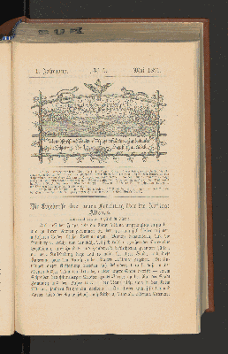 Vorschaubild von 1. Jahrgang. No. 5. Mai 1891.
