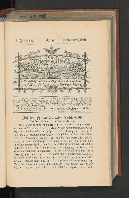 Vorschaubild von 1. Jahrgang. No. 9. September 1891.