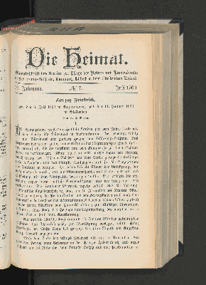 Vorschaubild von 10. Jahrgang. No. 7. Juli 1900.