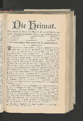 Vorschaubild von 11. Jahrgang. No. 7. Juli 1901.