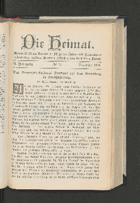 Vorschaubild von 11. Jahrgang. No. 12. Dezember 1901.