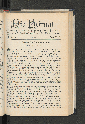 Vorschaubild von 12. Jahrgang. No. 4. April 1902.