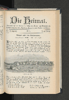 Vorschaubild von 12. Jahrgang. No. 6. Juni 1902.