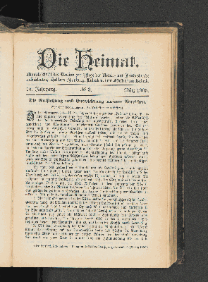 Vorschaubild von 15. Jahrgang. No. 3. März 1905.