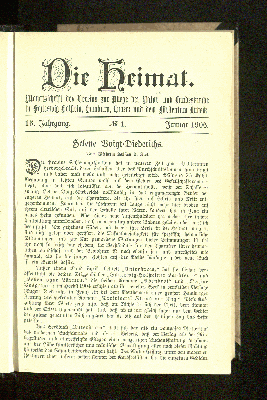 Vorschaubild von 16. Jahrgang. No. 1. Januar 1906.