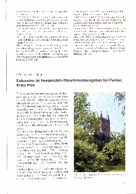 Vorschaubild von Abb. 1: Der Hessenstein-Turm auf dem Pilsberg (Foto: H. Rienow)