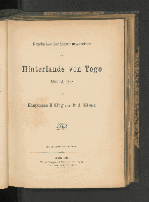 Vorschaubild von [[Mitteilungen von Forschungsreisenden und Gelehrten aus den deutschen Schutzgebieten]]