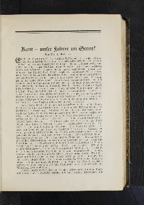 Vorschaubild von Kant - unser Führer im Streit!
Von Dr. E. Müller.