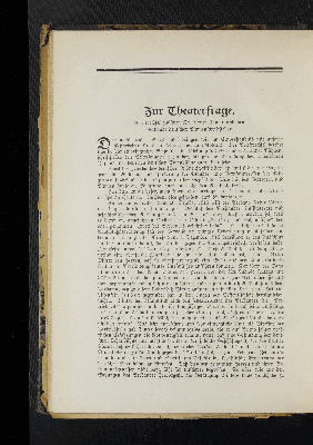 Vorschaubild von Zur Theaterfrage. Briefwechsel zwischen Dr. Artur Dinter und dem Verbande deutscher Bühnenschriftsteller.