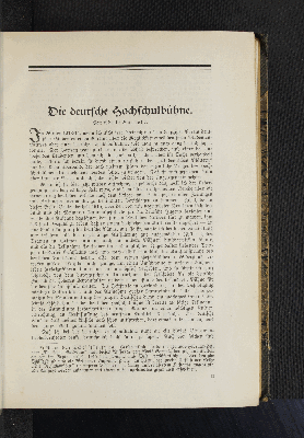 Vorschaubild von Die deutsche Hochschulbühne.
Von Adolf Bartels.