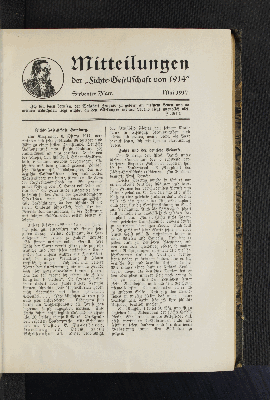 Vorschaubild von Mitteilungen der "Fichte-Gesellschaft von 1914"
Siebentes Blatt. Mai 1917.