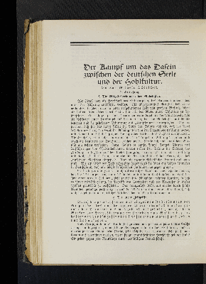 Vorschaubild von Der Kampf um das Dasein zwischen der deutschen Seele und der Hohlkultur.
Von Carl Wilhelm Schleicher.
2. Fortsetzung
f. Die Eintzelbestrebungen der Modelaffen.