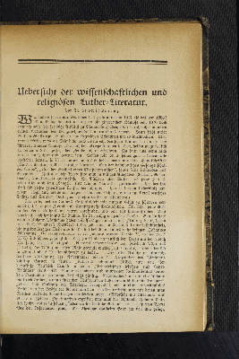 Vorschaubild von Uebersicht der wissenschaftlichen und religiösen Luther-Literatur.
Von Dr. Ludwig Lorenz.