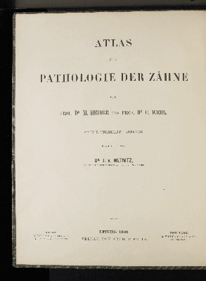 Vorschaubild von Atlas zur Pathologie der Zähne