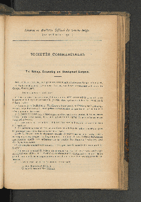 Vorschaubild von Annexe du Bulletin Officiel du Congo belge. (12 septembre 1911.)