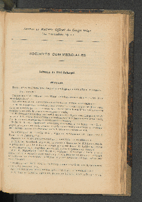 Vorschaubild von Annexe du Bulletin Officiel du Congo belge. (14 novembre 1911.)