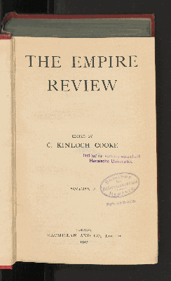 Vorschaubild von [The Empire review and journal of British trade]