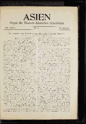 Vorschaubild von 1907,Oktober No.5. VII. Jahrgang