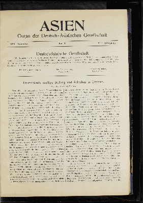 Vorschaubild von 1908, Dezember. No.3. VIII. Jahrgang.