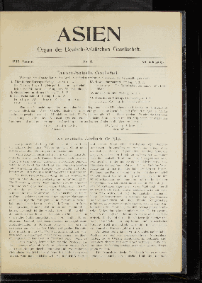 Vorschaubild von Das asiatische Jahrbuch für 1912.