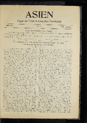 Vorschaubild von [[Asien // Deutsch-Asiatische Gesellschaft]]