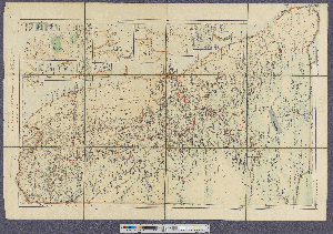 Vorschaubild von Karte des Kriegsschauplatzes in Deutsch-Südwest-Afrika zur Veranschaulichung des Aufstandes der Herrero, Bondelzwarts und Ovambo