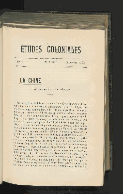 Vorschaubild von [[Bulletin de la Société d'Etudes Coloniales]]