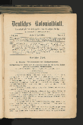 Vorschaubild von 1. April 1890. Nummer1.