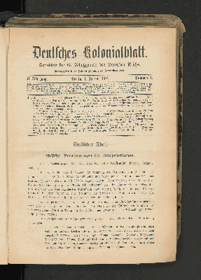 Vorschaubild von 1. Januar 1891. Nummer 1.