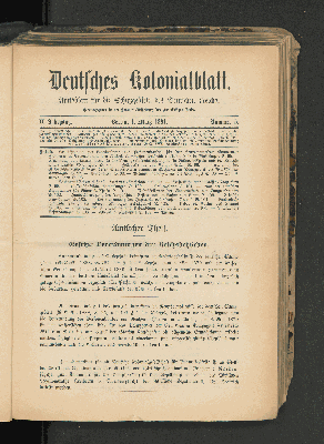 Vorschaubild von 1.März 1891. Nummer 5.