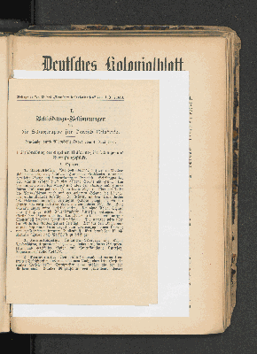 Vorschaubild von I. Bekleidungs-Bestimmungen. für die Schutztruppe für Deutsch-Ostafrika. Genehmigt durch Allerhöchste Ordre vom 4. Juni 1891.