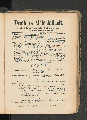 Vorschaubild von 1. August 1891. Nummer 15.