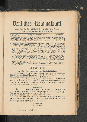 Vorschaubild von 15. November 1891. Nummer 22.