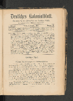 Vorschaubild von 1. Dezember  1891. Nummer 23.