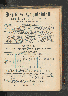 Vorschaubild von Deutsches Kolonialblatt. VIII. Jahrgang. Nummer 16.