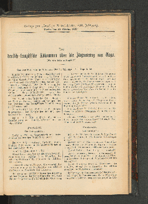 Vorschaubild von Das deutsch-französische Abkommen über die Abgrenzung von Togo.