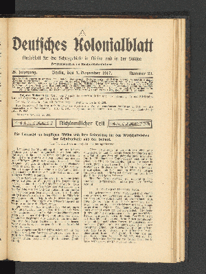 Vorschaubild von 28. Jahrgang, 01. Dezember 1917, Nummer 23