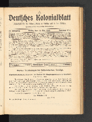 Vorschaubild von 15. Mai1918. Nummer 9/10.