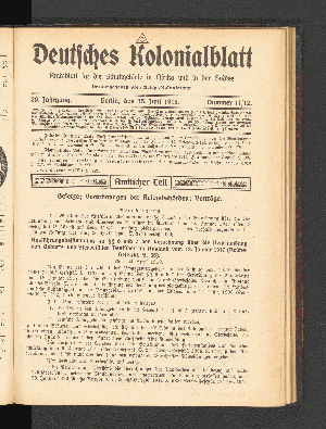 Vorschaubild von 15. Juni 1918.  Nummer 11/12.