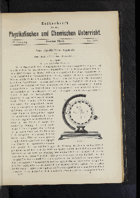 Vorschaubild von Neue physikalische Apparate. A. Optik.