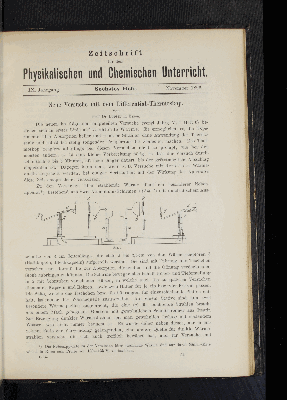 Vorschaubild von Neue Versuche mit dem Differential-Thermoskop.