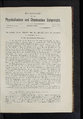 Vorschaubild von Zur physikalischen Didaktik und zur physikalischen Philosophie.