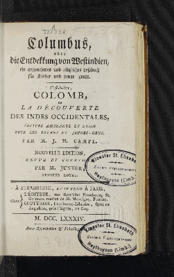 Vorschaubild von Columbus, oder die Entdekkung von Westindien