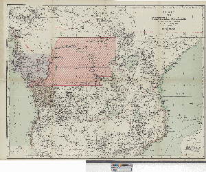 Vorschaubild von Karte von Central-Afrika im Masstabe von 1:5.000.000